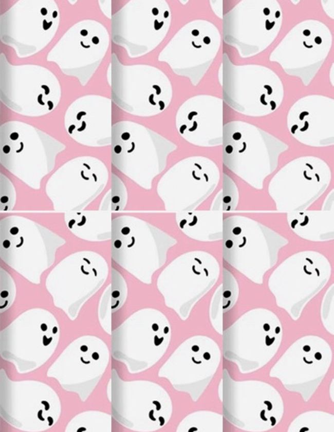 Free Pink Halloween Repeat Pack – 4 Printable Designs