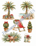 Coastal Palm Christmas Collection – Digital Download