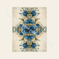 Blue Roses Decoupage Paper – Printable Digital Download