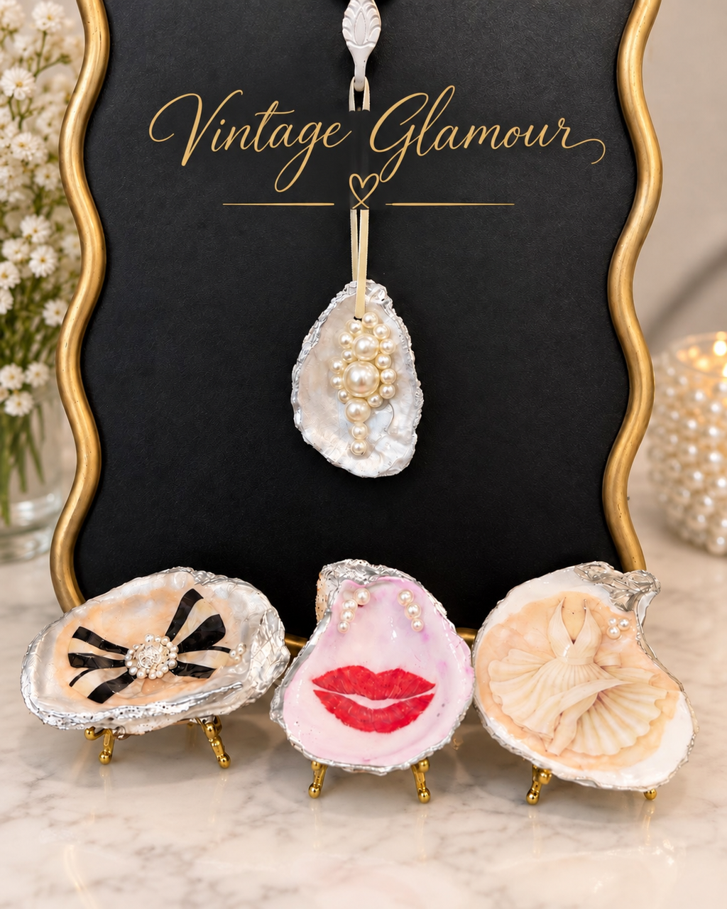 Vintage Glamour Oyster Shell Collection