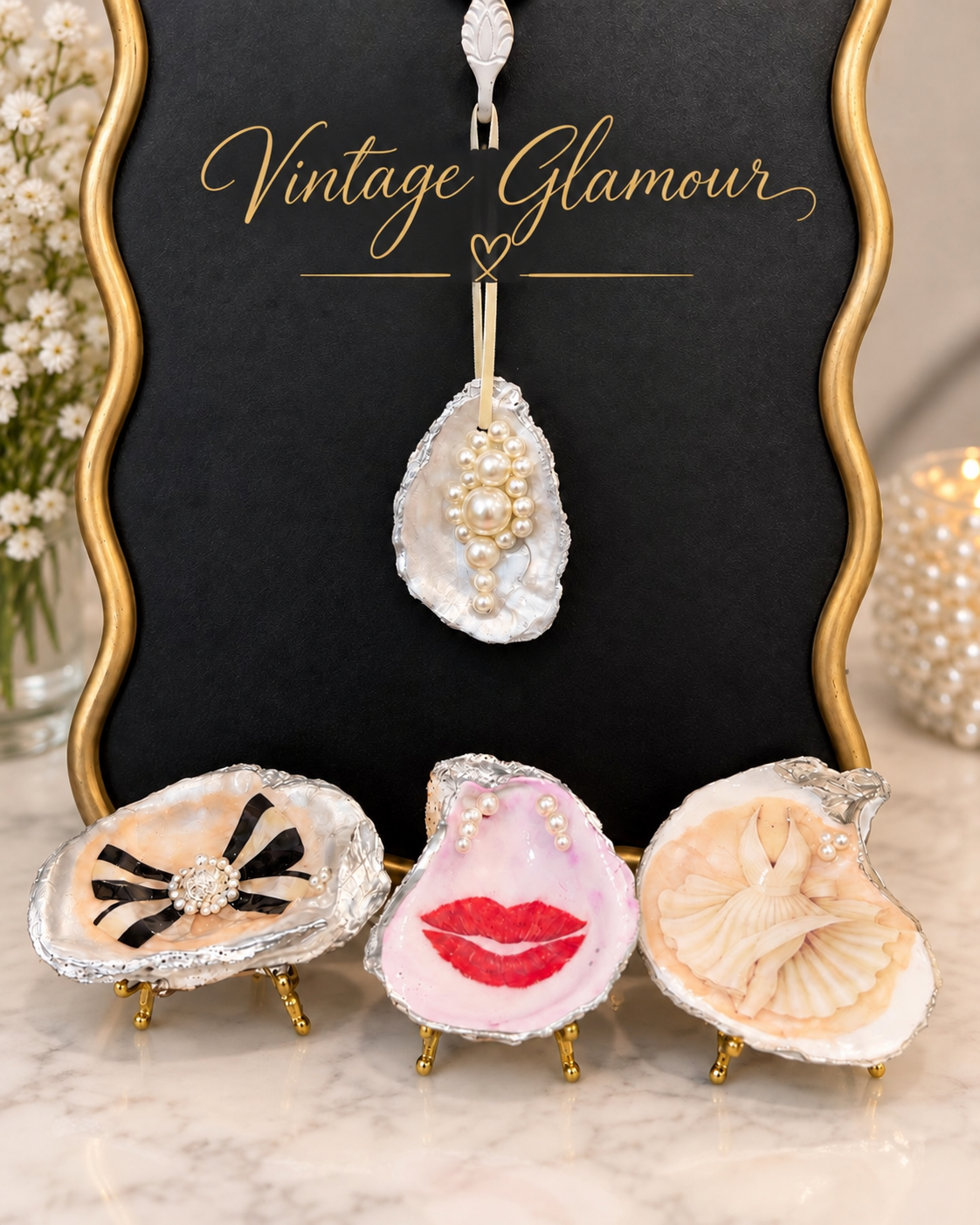 Vintage Glamour Oyster Shell Collection