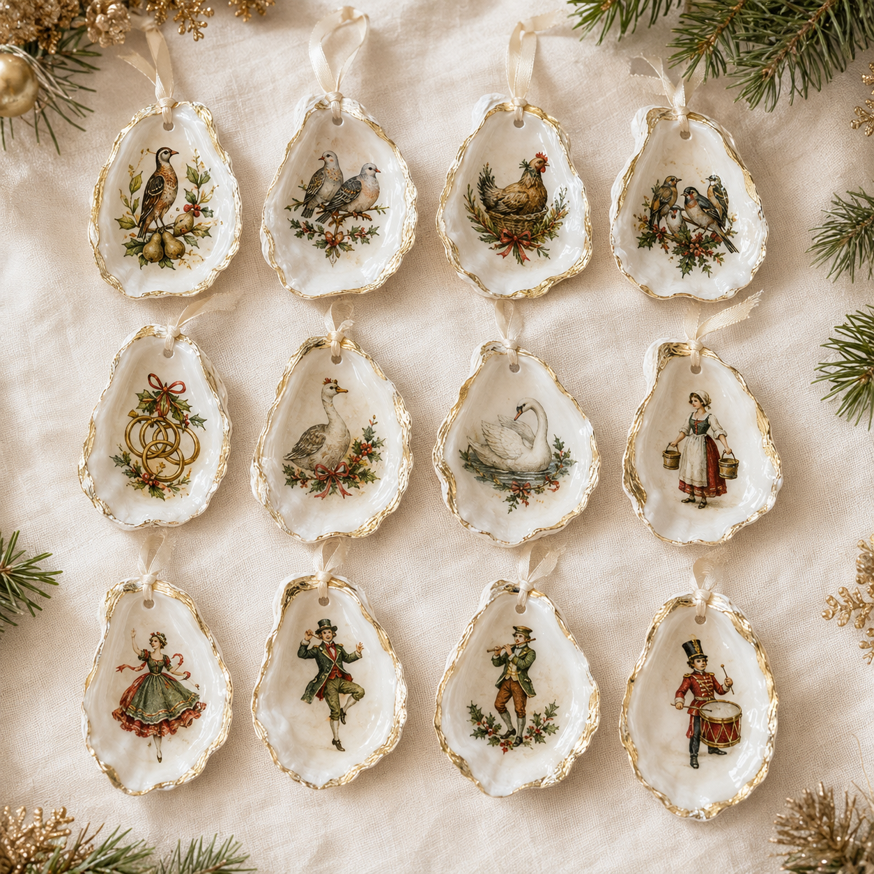 Twelve Days of Christmas Seashell Collection