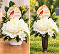 Personalized Cardinal Memorial Shell – Graveside Keepsake