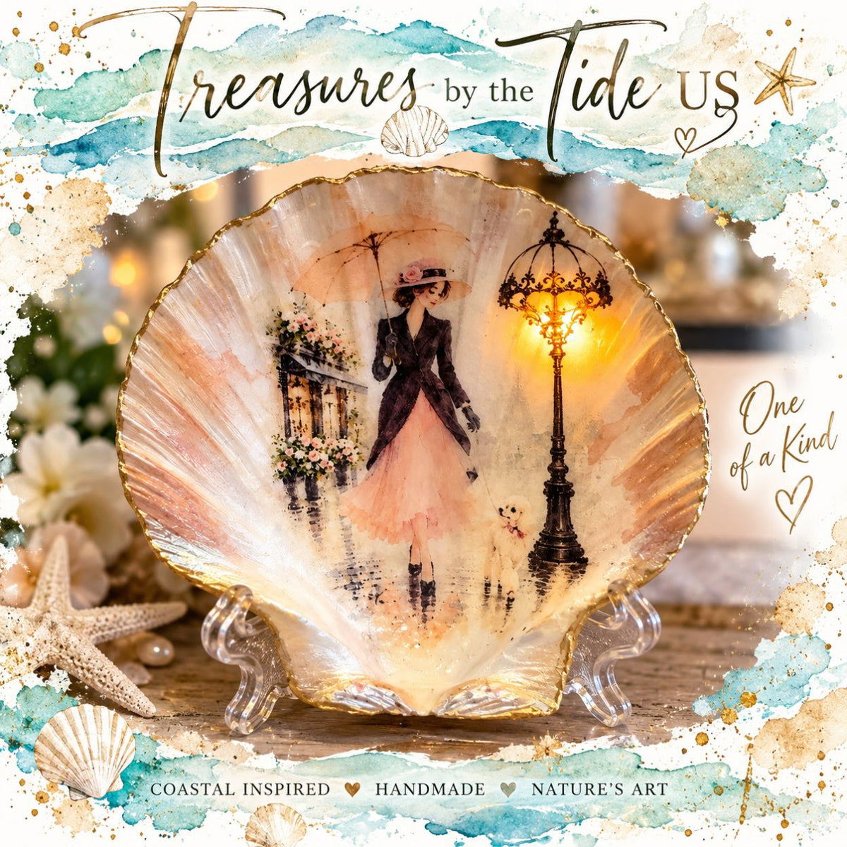 Miss Paris Light-Up Shell – One-of-a-Kind Décor